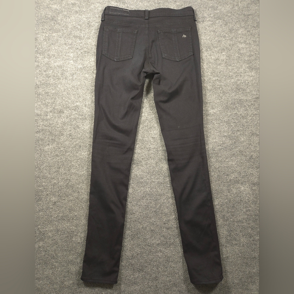 rag & bone/JEAN Black Plush Mid-Rise‎ Skinny Legging Jeggings Size 27 - Picture 2 of 9